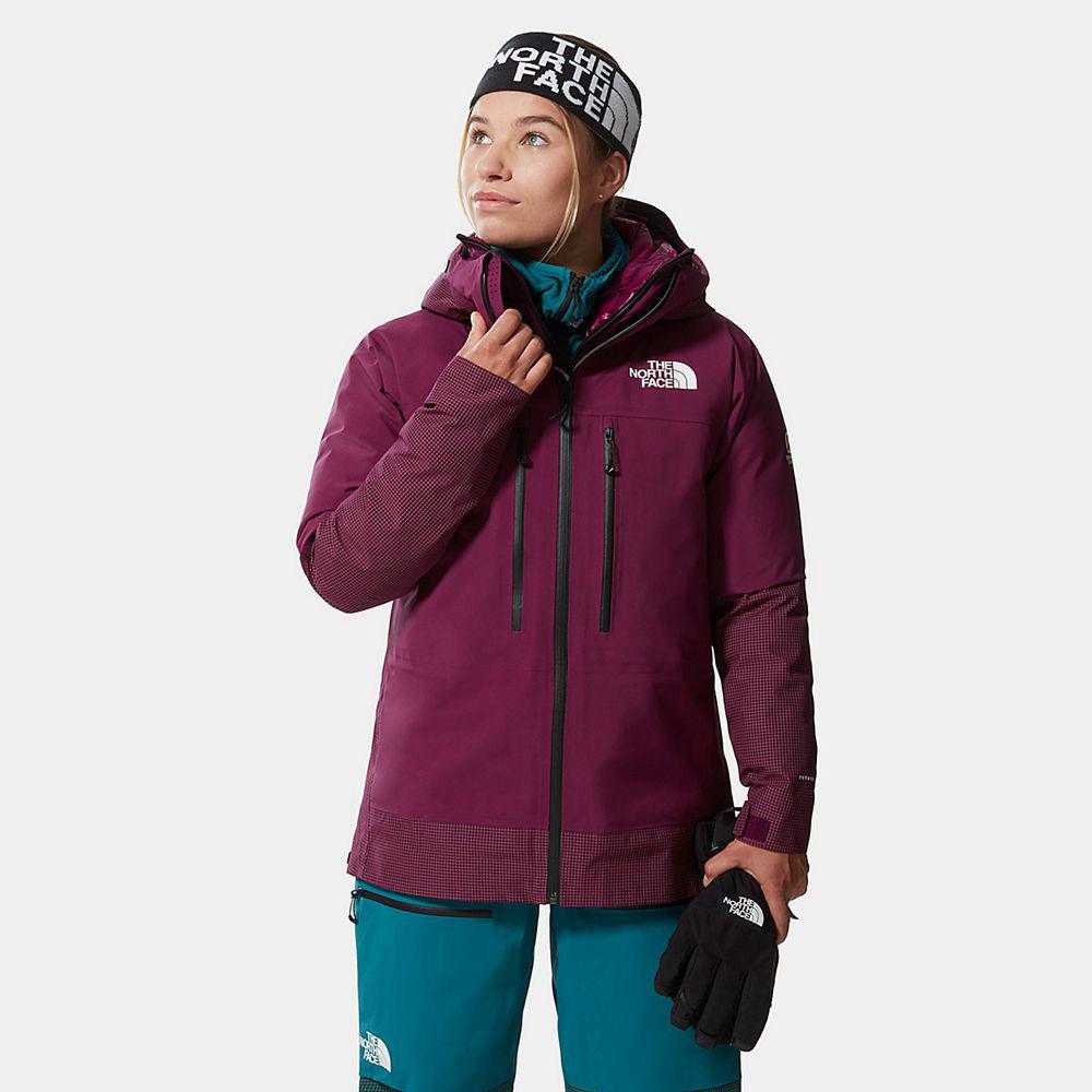 The North Face Summit L5 Futurelight™ Γυναικεια Ελαφρύ Μπουφάν - Μωβ (VFRQ12590)